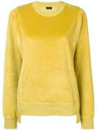 Joseph Velvet Sweatshirt - Yellow
