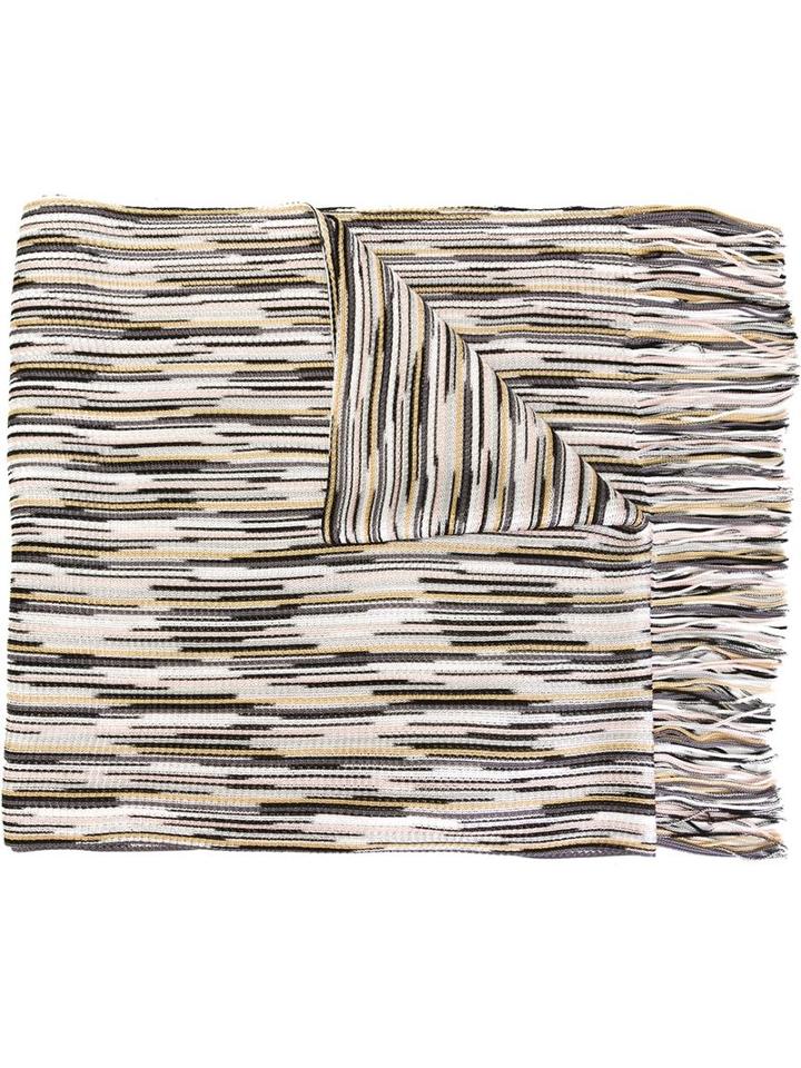 Missoni Textured 'sciarpa' Fringed Scarf