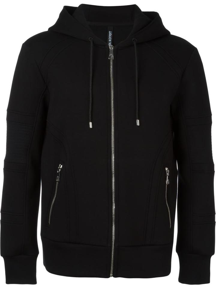 Neil Barrett Exposed Seam Zip Hoodie