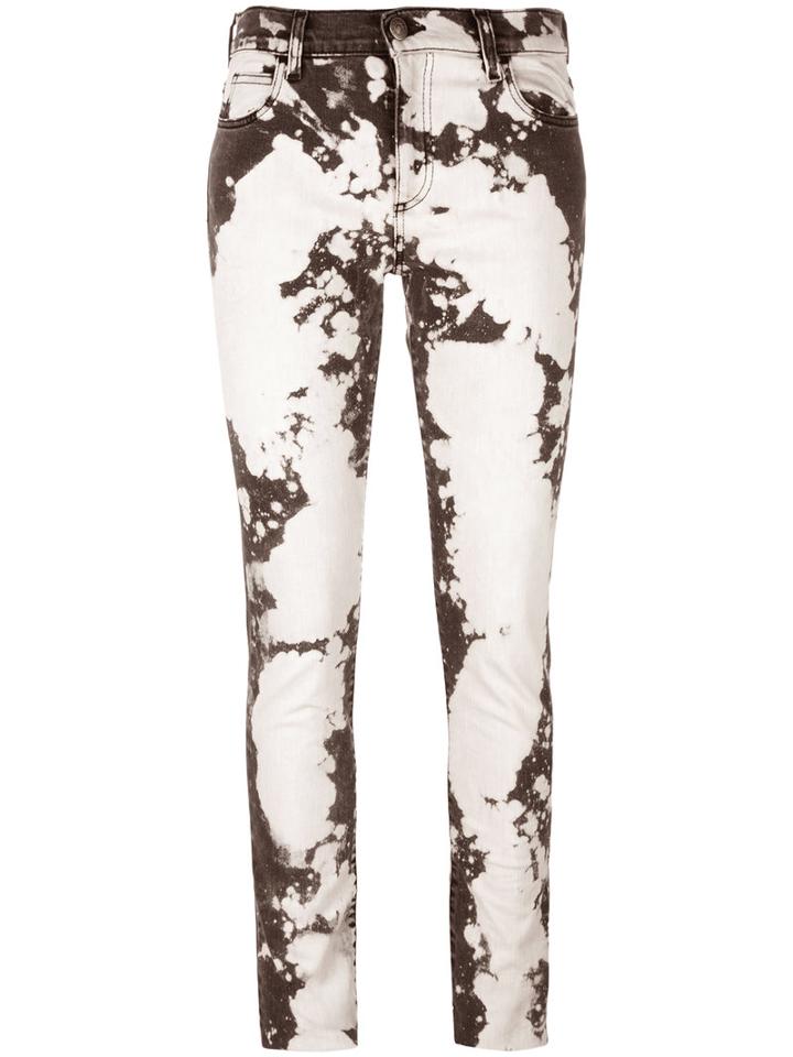 Gucci Bleached Skinny Jeans, Size: 28, Grey, Cotton/spandex/elastane/acrylic/wool