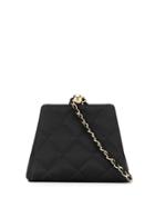 Chanel Pre-owned Cc Logos Chain Clasp Tote - Black