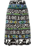 Jean Louis Scherrer Pre-owned Printed A-line Skirt - Multicolour