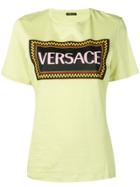 Versace 90's Vintage Logo Print T-shirt - Green