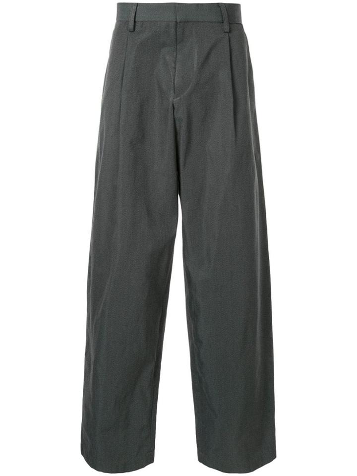 Kolor High-waisted Wide Leg Trousers - Grey