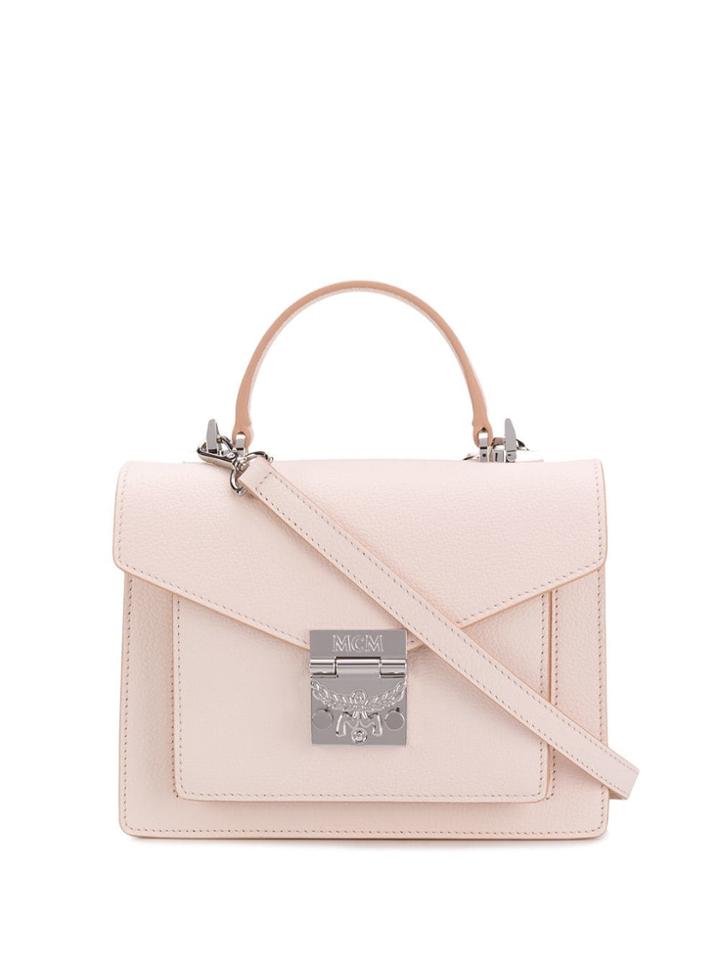 Mcm Foldover Tote Bag - Pink