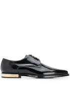 Dolce & Gabbana Pointed Heel Tab Shoes - Black