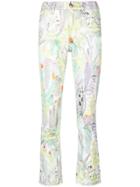 Marc Cain Floral Print Slim Trousers - Multicolour