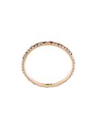 Ileana Makri 18kt Rose Gold Rainbow Band Ring - Metallic