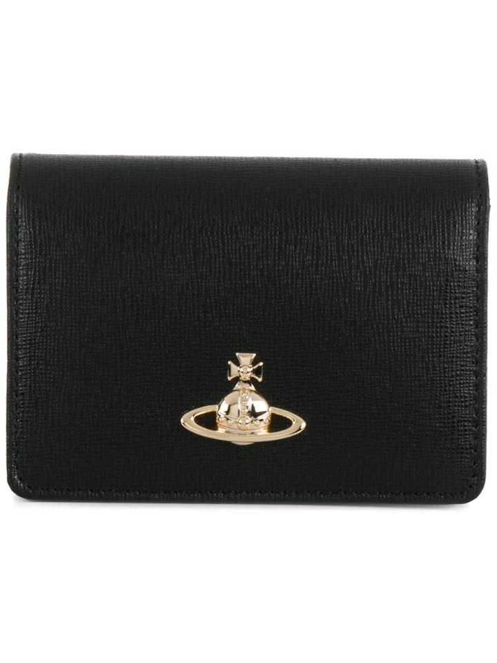 Vivienne Westwood Logo Plaque Cardholder - Black
