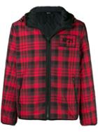 Nº21 Checked Hooded Jacket - Red