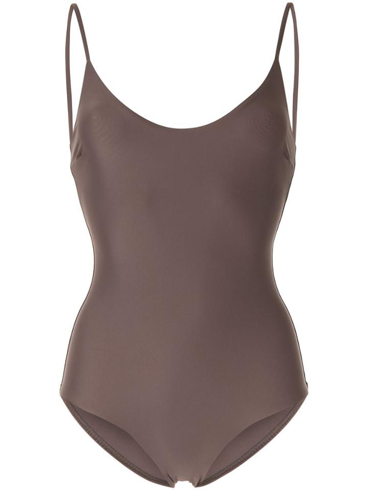 Matteau Scoop Neck Swimsuit - Brown