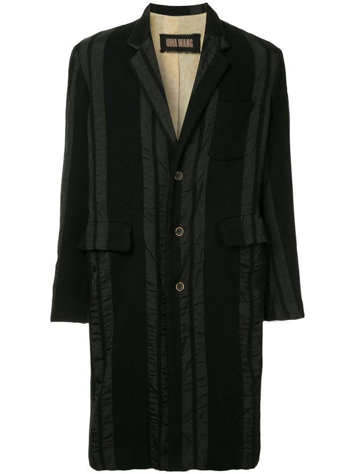 Uma Wang Chester Coat - Black