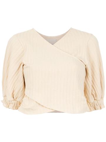 Framed Superb Cropped Top - Neutrals