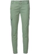 Ag Jeans The Pepper Utility Cargo Jeans, Women's, Size: 26, Green, Cotton/polyurethane