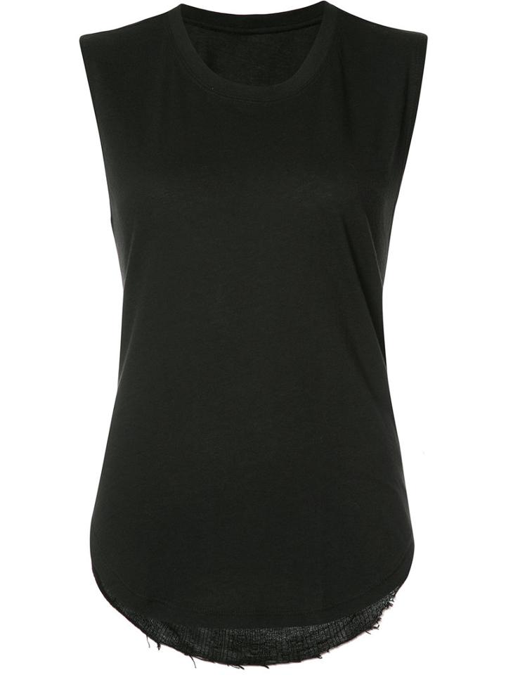 Raquel Allegra Sheer Back Top, Women's, Size: I, Black, Cotton/polyester