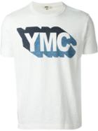 Ymc Logo Print T-shirt, Men's, Size: S, Nude/neutrals, Cotton