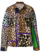 Pierre-louis Mascia Leopard Print Shirt Jacket - Multicolour