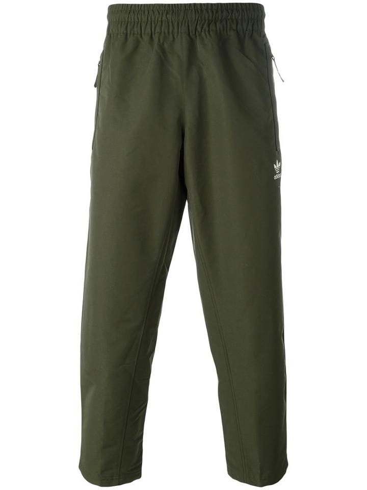 Adidas Originals Cropped Track Pants, Men's, Size: Xl, Green, Polyester