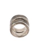 Werkstatt:münchen Combination Urban Traces Ring - Silver
