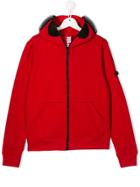 Ai Riders On The Storm Teen Goggle Zip Up Hoodie - Red