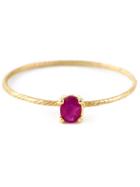 Wouters & Hendrix Gold Ruby Ring, Women's, Size: 50, Red, 18kt Gold/ruby