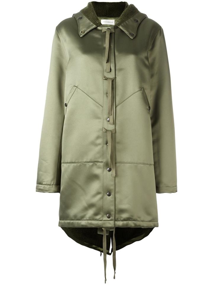 Faith Connexion Oversized Hooded Parka - Green