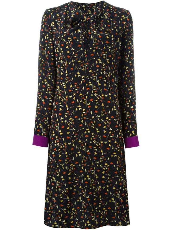 Emilio Pucci Printed Longsleeved Dress