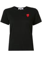 Comme Des Garçons Play Heart Logo T-shirt - Black