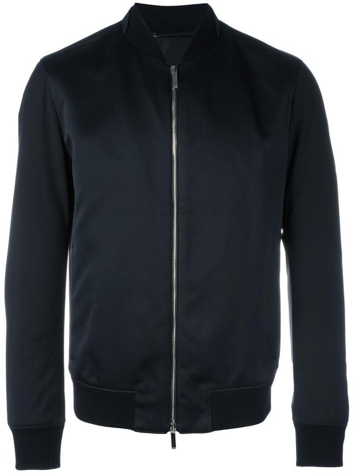 Boss Hugo Boss Classic Bomber Jacket, Men's, Size: 52, Black, Polyamide/polyester/virgin Wool/polyurethane