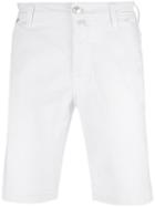 Jacob Cohen Bermuda Shorts, Men's, Size: 31, White, Cotton/spandex/elastane