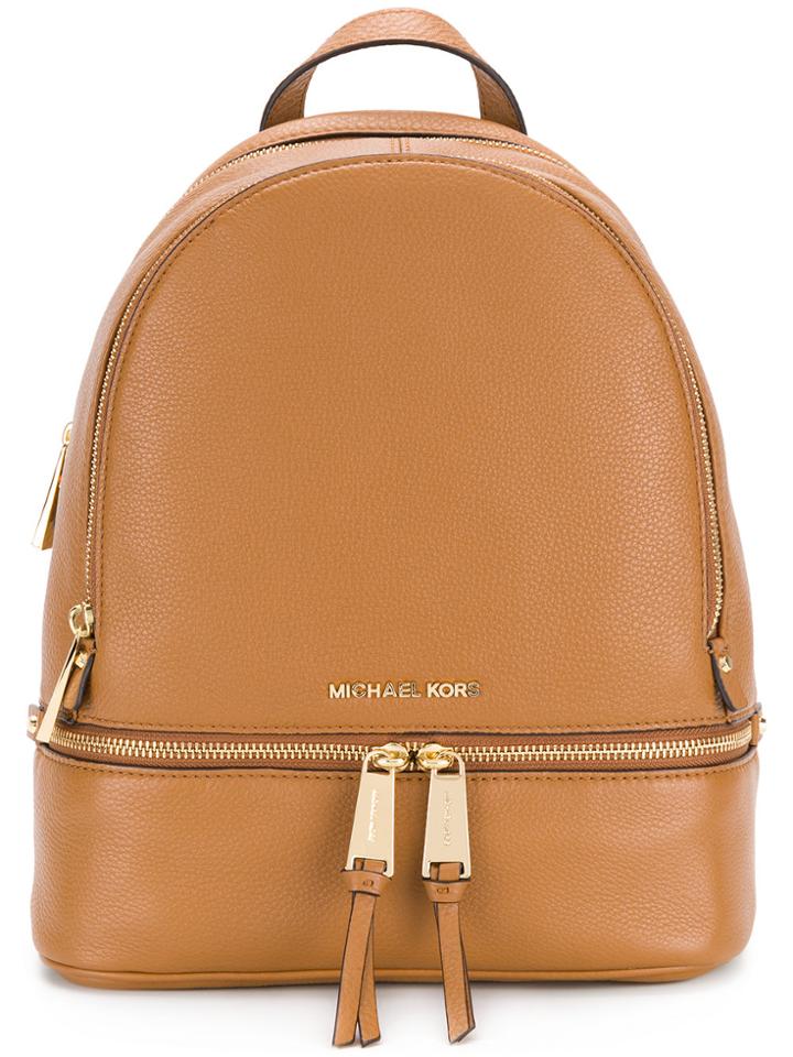 Michael Michael Kors Rhea Large Backpack - Brown