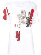 Neil Barrett Flower Print T-shirt - White