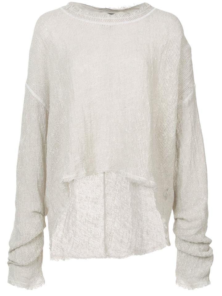 Andrea Ya'aqov Fine Knit Sweater - Nude & Neutrals