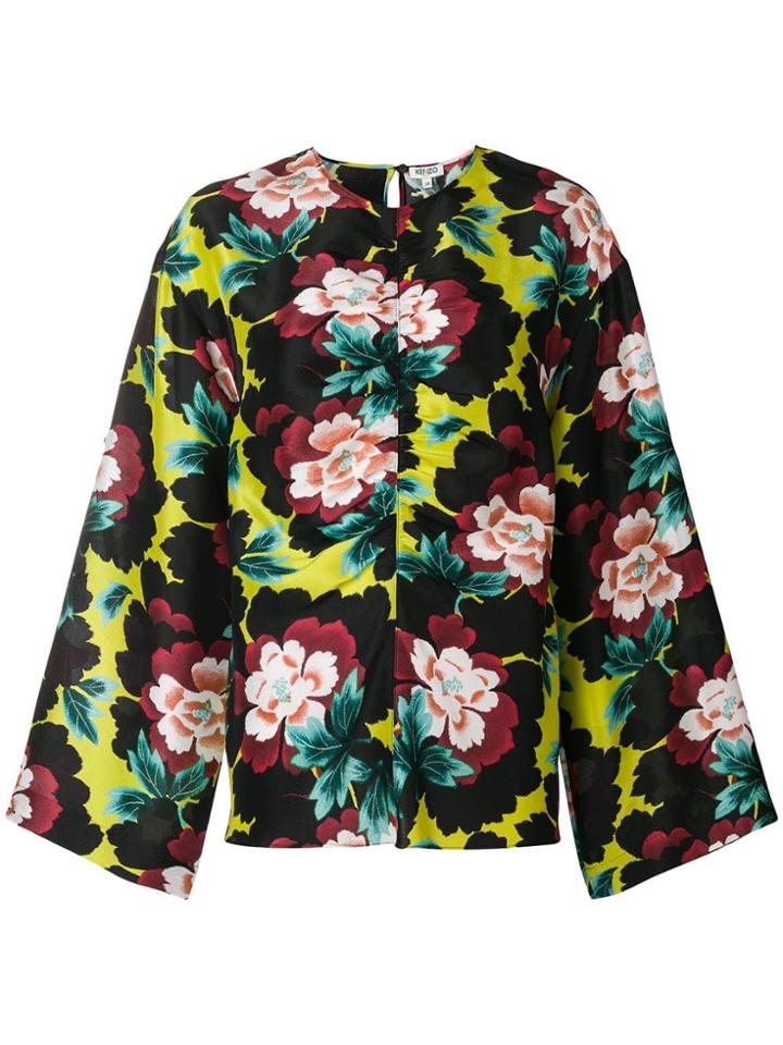 Kenzo Wide Sleeved Blouse - Black