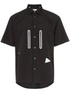 And Wander Zip Pocket Technical Shirt - Black