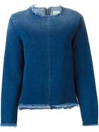 Aries Frayed Edge Denim Top