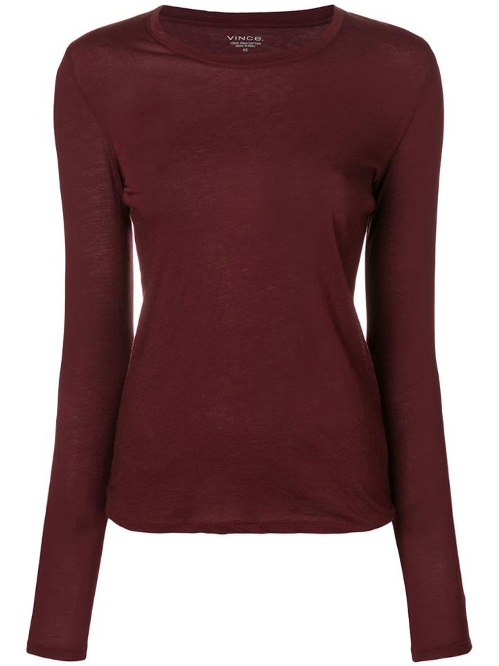 Vince Longsleeved T-shirt - Red