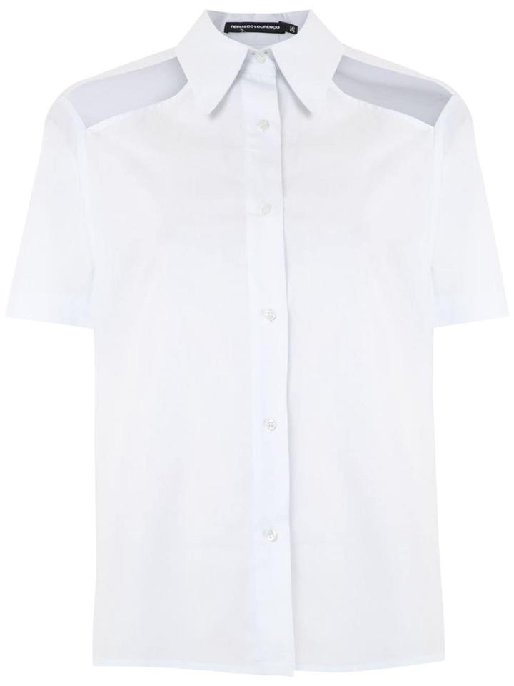 Reinaldo Lourenço Cut Out Shirt - White