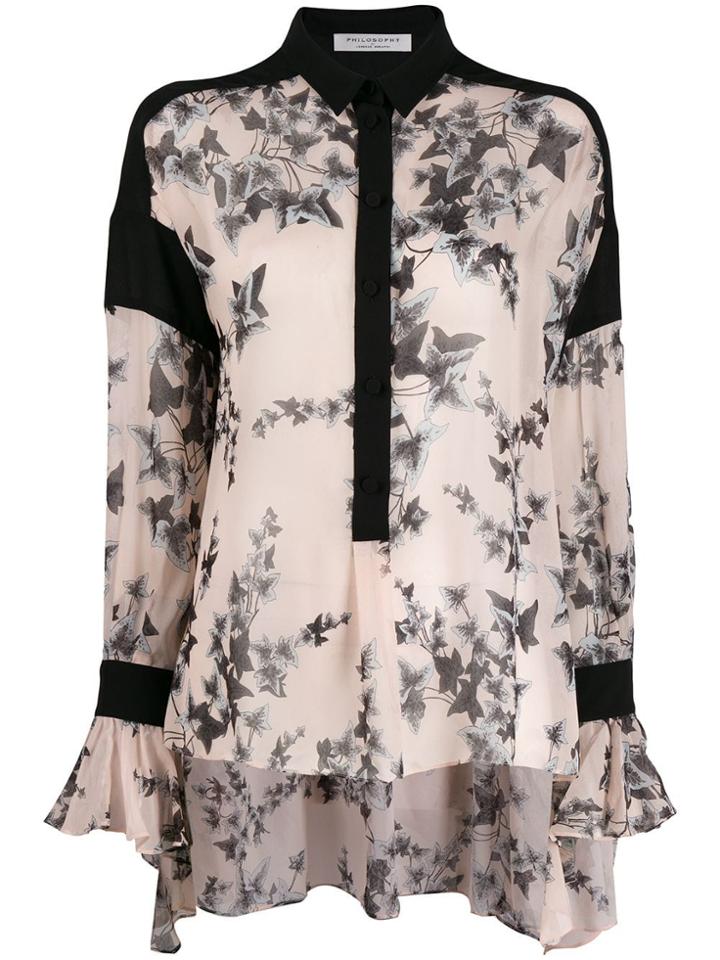 Philosophy Di Lorenzo Serafini Floral Blouse - Pink