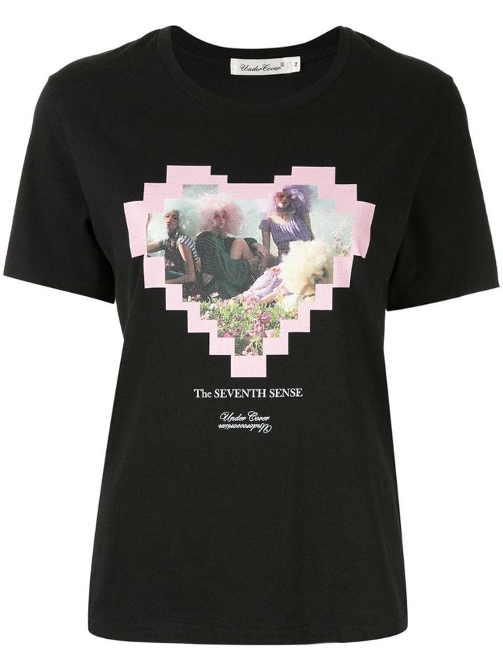 Undercover Black Love Heart T-shirt