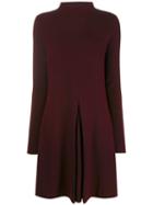 Allude Shift Dress - Red