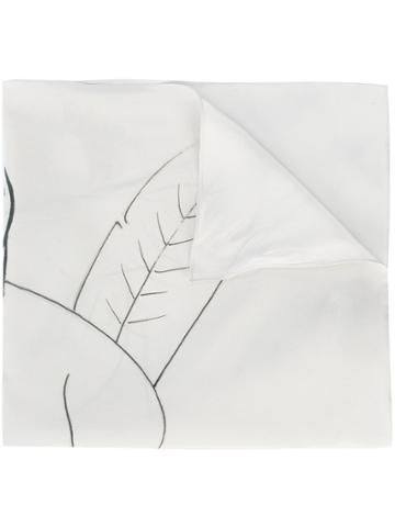 Osklen Osklen X Tarsila Printed Scarf - White