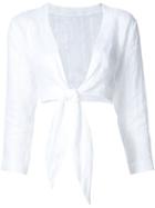 Lisa Marie Fernandez 'front Tie Cropped' Blouse