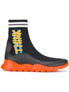 Fendi Black Sock Runner Sneakers