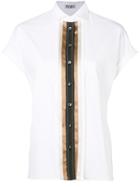 Brunello Cucinelli Pleated Placket Shirt - White