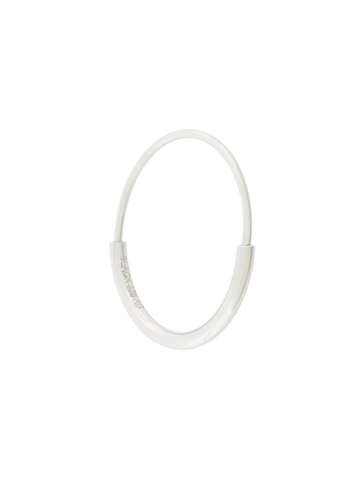 Maria Black Delicate Hoop 18 Earring - Grey