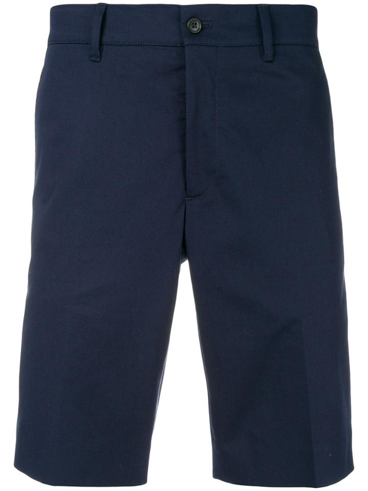 Prada Classic Tailored Shorts - Blue