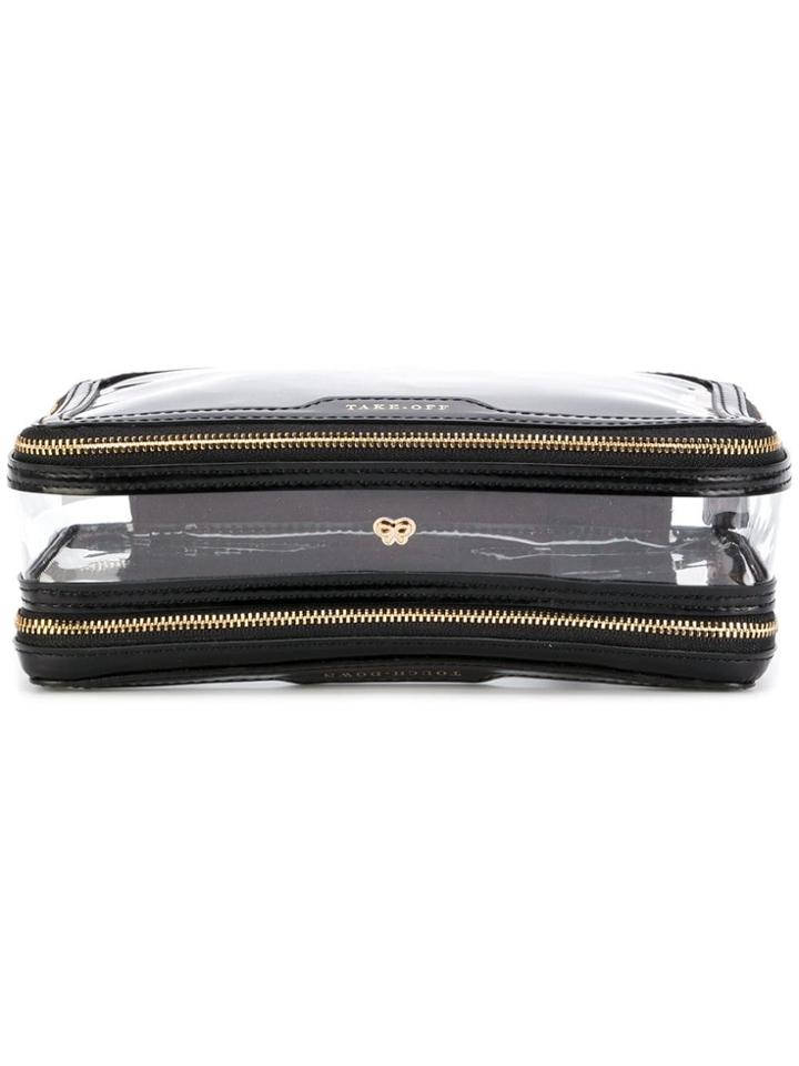 Anya Hindmarch Transparent In-flight Case - Black