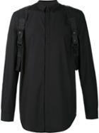 Stampd Strap Detail Shirt, Men's, Size: Medium, Black, Cotton