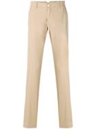 Jacob Cohen Academy High-waisted Trousers - Nude & Neutrals